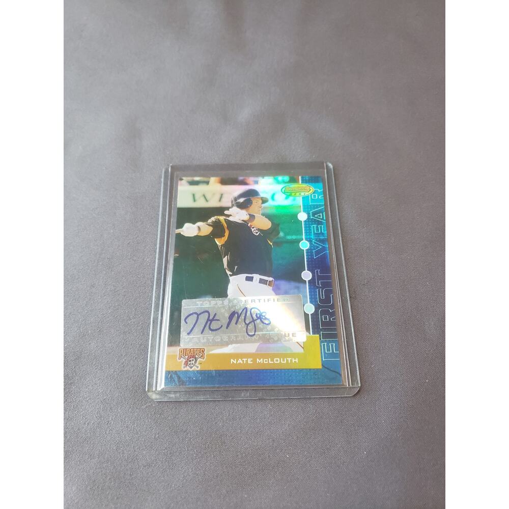 Nate Mclouth autograph rookie card 100/299